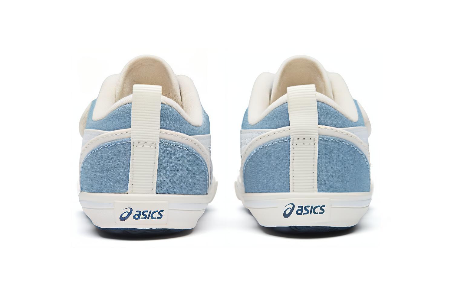 Shop (TD) ASICS Peinture sur Toile ''Blanc Bleu'' 1204A054-400