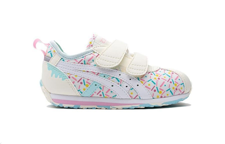 Lookbook 嬰童 Asics 防踢防滑 低幫 學步鞋 米粉