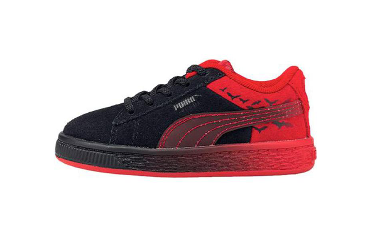 (Toddler) Batman x Puma Suede Classic 'Black Barbados Cherry' 383089-01