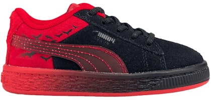 (Toddler) Batman x Puma Suede Classic 'Black Barbados Cherry' 383089-01 (Toddler) Batman x Puma Suede Classic 'Black Barbados Cherry' 383089-01