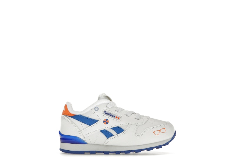 Buy (TD) Blippi x Reebok Classic Leather Step Flash 'Putih Biru Oranye' 100213280