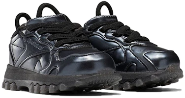 Lookbook 卡蒂B x Reebok經典皮革'黑暗銀色'童鞋 HR0447
