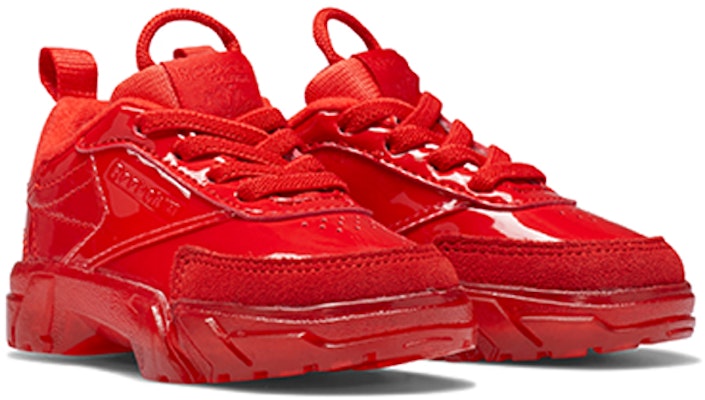 (Toddler) Cardi B x Reebok Club C 'Instinct Red' FZ5022 Lookbook (Toddler) Cardi B x Reebok Club C 'Instinct Red' FZ5022