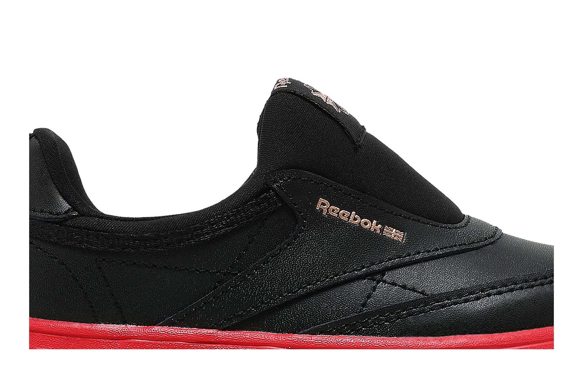 Order (TD) Cardi B x Reebok Club C Slip-On 3 ''Noir Vector Rouge'' H05404
