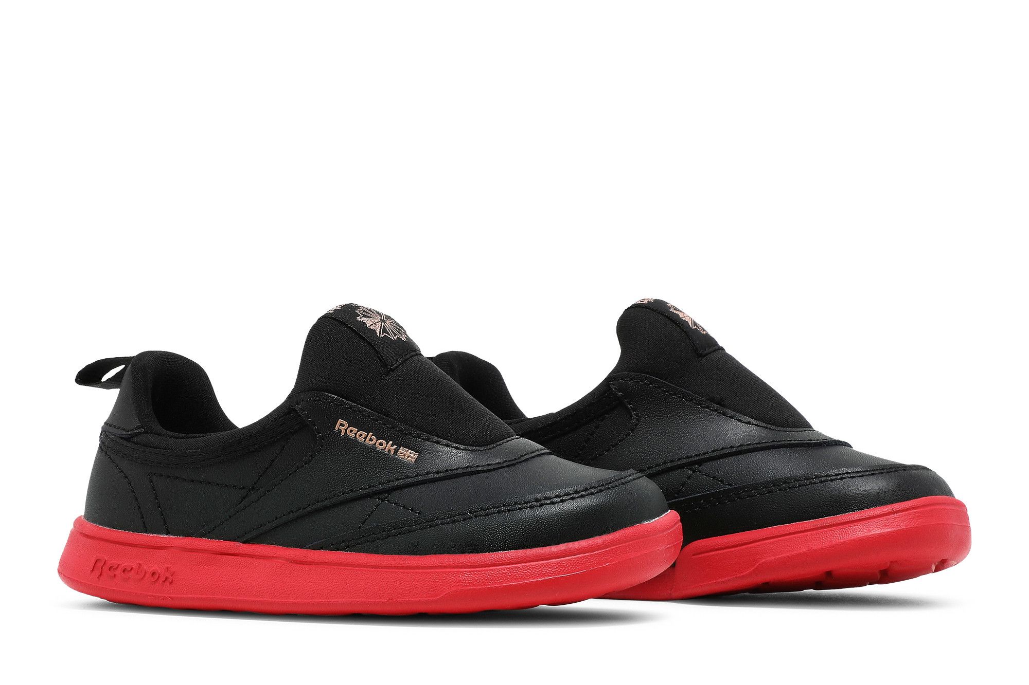 Cheap (TD) Cardi B x Reebok Club C Slip-On 3 ''Noir Vector Rouge'' H05404