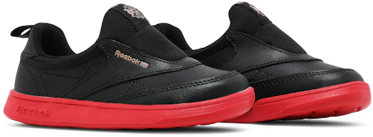 Cheap (幼童) Cardi B x Reebok Club C 懶人鞋 3 '黑色 向量紅' H05404