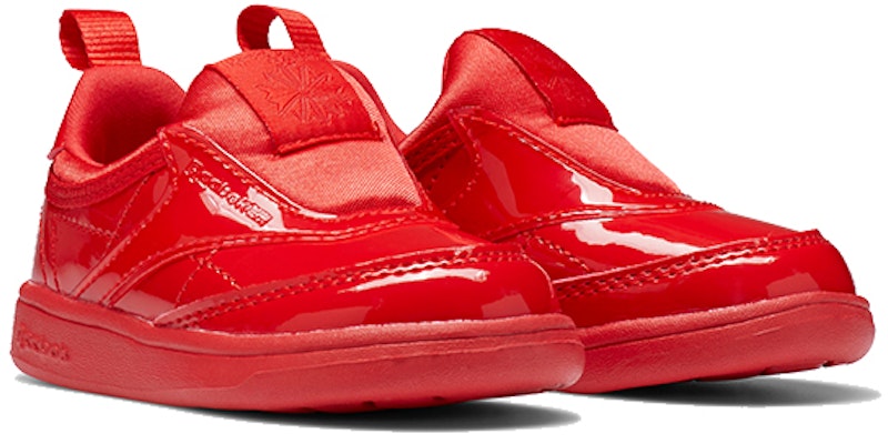 (Toddler) Cardi B x Reebok Club C Slip-On 3 'Instinct Red' FZ5227 Lookbook (Toddler) Cardi B x Reebok Club C Slip-On 3 'Instinct Red' FZ5227