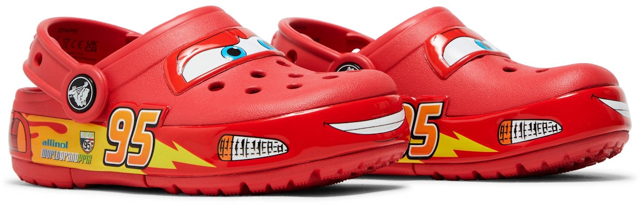 (Toddler) Cars x Crocs Classic Clog 'Lightning McQueen' 209382-610 Cheap (Toddler) Cars x Crocs Classic Clog 'Lightning McQueen' 209382-610