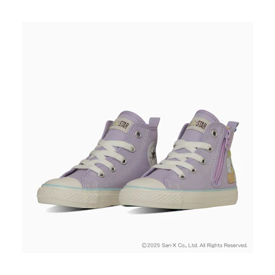 (TD) Child Converse All Star Sumikko Gurashi High Z Sneakers Lavender