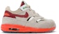 (TD) CLOT x Nike Air Max 1 'Kiss of Death' 2021 Lelaki Wanita Kasut Sneakers DH2492-100