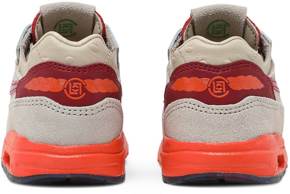 (TD) CLOT x Nike Air Max 1 'Kiss of Death' 2021 Lelaki Wanita Kasut Sneakers DH2492-100 Details for (TD) CLOT x Nike Air Max 1 'Kiss of Death' 2021 Lelaki Wanita Kasut Sneakers DH2492-100