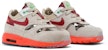 (TD) CLOT x Nike Air Max 1 'Kiss of Death' 2021 Lelaki Wanita Kasut Sneakers DH2492-100