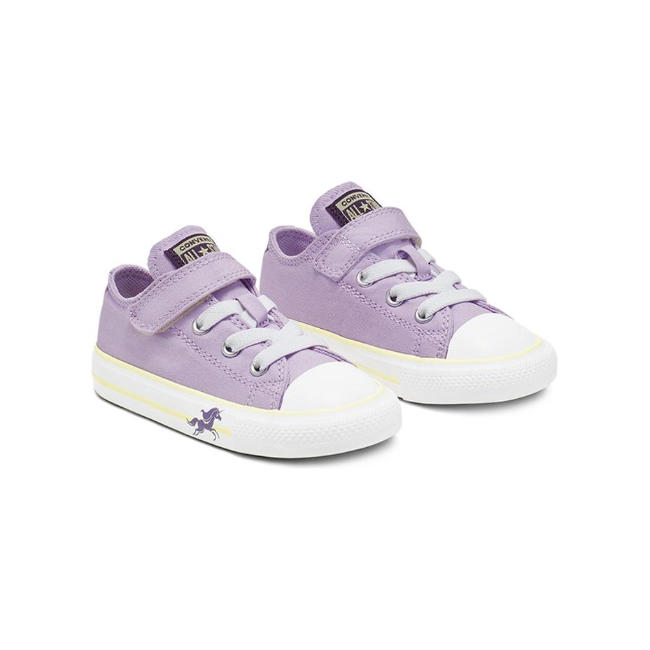 Lookbook (TD) Converse ' Hook-and-Loop Chuck Taylor All Star Rendah Ungu 766205C
