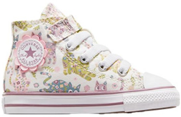 (Toddler) Converse All Star 1V Hi 'White Cat' A05235C Order (Toddler) Converse All Star 1V Hi 'White Cat' A05235C