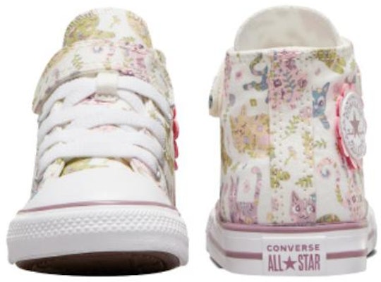 (Toddler) Converse All Star 1V Hi 'White Cat' A05235C Purchase (Toddler) Converse All Star 1V Hi 'White Cat' A05235C