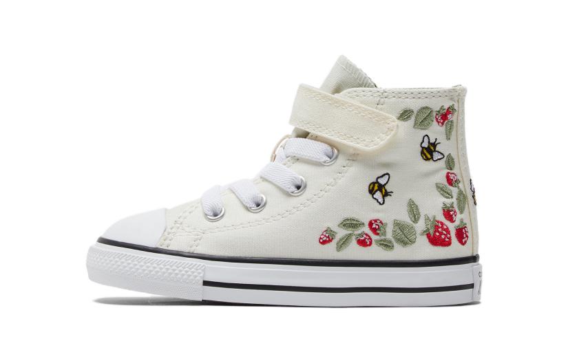 (Toddler) Converse All Star 1V Hi 'White Strawberry' A06848C