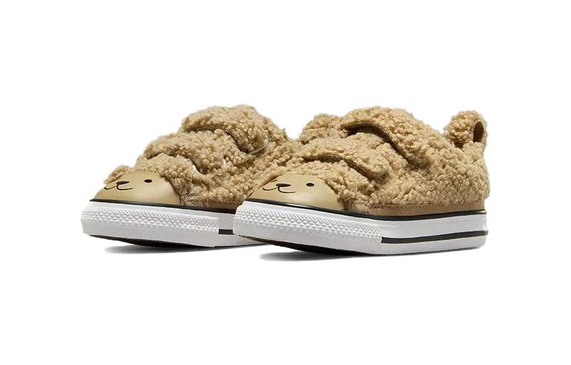 Lookbook 嬰童 Converse All Star 2V 舒適氣質經典 耐磨防滑 低幫 學步鞋 黃色