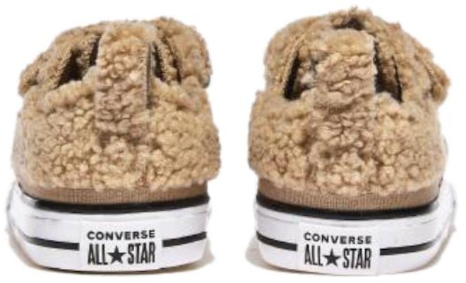 (Toddler) Converse All Star 2V Easy On 'Teddy Bear' A05705C Shop (Toddler) Converse All Star 2V Easy On 'Teddy Bear' A05705C