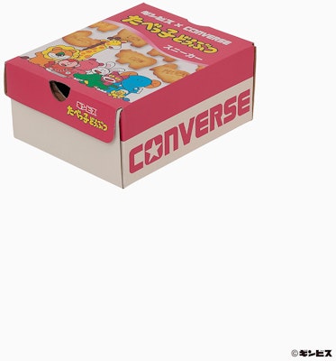 (Toddler) Converse Baby All Star BS V-1 Tabekko Doubutsu Sneakers Off-White 37303640 1