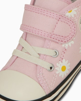 (Toddler) Converse Baby All Star N Daisy Flower V-1 Sneakers Pink 37303471 Details for (Toddler) Converse Baby All Star N Daisy Flower V-1 Sneakers Pink 37303471