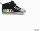 Order (Toddler) Converse Baby All Star V-1 Tabecko Animals Sneakers Black 37303630