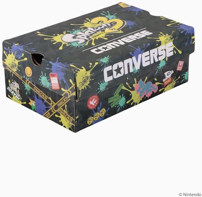 (Toddler) Converse Child All Star NZ High Top Sneakers - Splatoon 3 Edition White 37303221 4