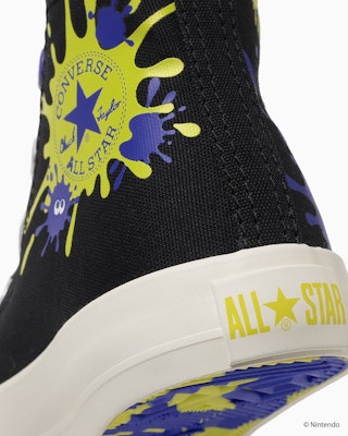 (Toddler) Converse Child All Star NZ High Top Sneakers - Splatoon 3 Edition White 37303221 Sizing (Toddler) Converse Child All Star NZ High Top Sneakers - Splatoon 3 Edition White 37303221