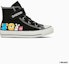 Order (Preschool) Converse Child All Star V-1 Hi / Tabekko Animal Sneakers Black 37303580