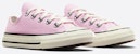 (Toddler) Converse Chuck 70 Ox Stardust Lilac Egret Black Youth Casual Shoes Pink A09863C