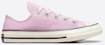 (Toddler) Converse Chuck 70 Ox Stardust Lilac Egret Black Youth Casual Shoes Pink A09863C