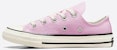 (Toddler) Converse Chuck 70 Ox Stardust Lilac Egret Black Youth Casual Shoes Pink A09863C
