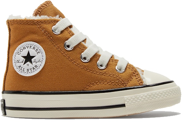 嬰童 Converse Chuck Taylor All Star 1970s 1V 耐磨防滑 高幫休閒帆布鞋 棕白色 Order 嬰童 Converse Chuck Taylor All Star 1970s 1V 耐磨防滑 高幫休閒帆布鞋 棕白色