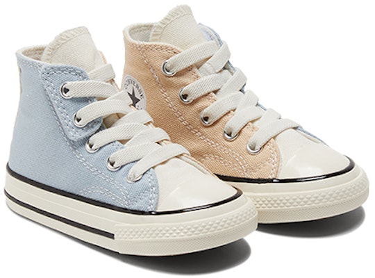 婴童 Converse Chuck Taylor All Star 1970s 1V 防滑耐磨 高筒休閒帆布鞋 藍棕 Lookbook 婴童 Converse Chuck Taylor All Star 1970s 1V 防滑耐磨 高筒休閒帆布鞋 藍棕