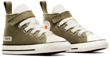 大童 Converse 防滑耐磨 高筒 兒童帆布鞋 綠色 Lookbook 大童 Converse 防滑耐磨 高筒 兒童帆布鞋 綠色