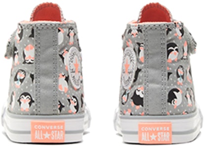 幼童 Converse Chuck Taylor All Star 1V 灰黑 企鵝印花 高筒 帆布鞋 Purchase 幼童 Converse Chuck Taylor All Star 1V 灰黑 企鵝印花 高筒 帆布鞋