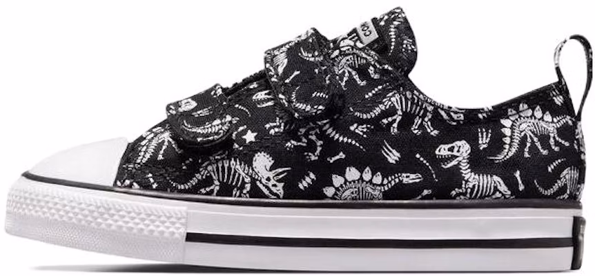 (Toddler) Converse Chuck Taylor All Star 2V Dinos Lo Sneaker 'Black White' A04770F Buy (Toddler) Converse Chuck Taylor All Star 2V Dinos Lo Sneaker 'Black White' A04770F