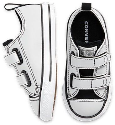 (Toddler) Converse Chuck Taylor All Star 2v Little White/Black 768783C Purchase (Toddler) Converse Chuck Taylor All Star 2v Little White/Black 768783C