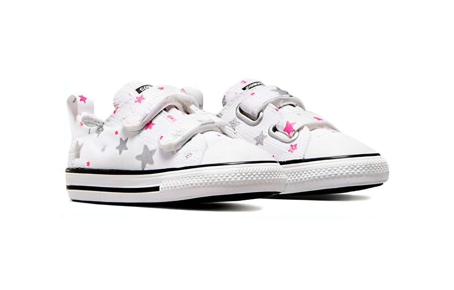 Lookbook 嬰童 Converse Chuck Taylor All Star 防滑減震耐磨 低幫 學步鞋 白色