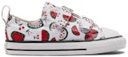 Order 嬰童 Converse Chuck Taylor All Star 2V 低筒帆布鞋 白色 水果印花