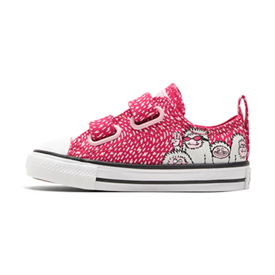 (TD) Converse Chuck Taylor All Star 2V Pink Snowman Low 'Pink Blue'