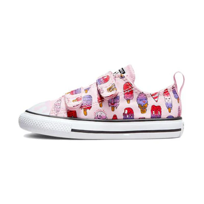 (TD) Converse Chuck Taylor All Star 2V 'Pink Purple'