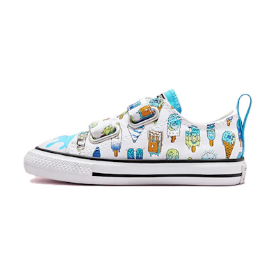 (TD) Converse Chuck Taylor All Star 2V 'White Blue'