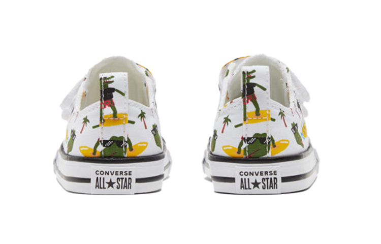 Shop 嬰幼兒 Converse Chuck Taylor All Star 白綠色