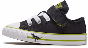 (Toddler) Converse Chuck Taylor All Star Dinoverse Hook and Loop 'Black Green' 766204C (Toddler) Converse Chuck Taylor All Star Dinoverse Hook and Loop 'Black Green' 766204C