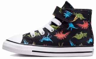 (Toddler) Converse Chuck Taylor All Star Easy-On Dinosaurs High Top 'Black' A02441C (Toddler) Converse Chuck Taylor All Star Easy-On Dinosaurs High Top 'Black' A02441C