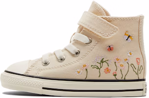 (Toddler) Converse Chuck Taylor All Star Easy-On High 'Embroidered Floral Print - Natural Ivory' A01617C (Toddler) Converse Chuck Taylor All Star Easy-On High 'Embroidered Floral Print - Natural Ivory' A01617C