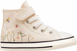 (Toddler) Converse Chuck Taylor All Star Easy-On High 'Embroidered Floral Print - Natural Ivory' A01617C (Toddler) Converse Chuck Taylor All Star Easy-On High 'Embroidered Floral Print - Natural Ivory' A01617C
