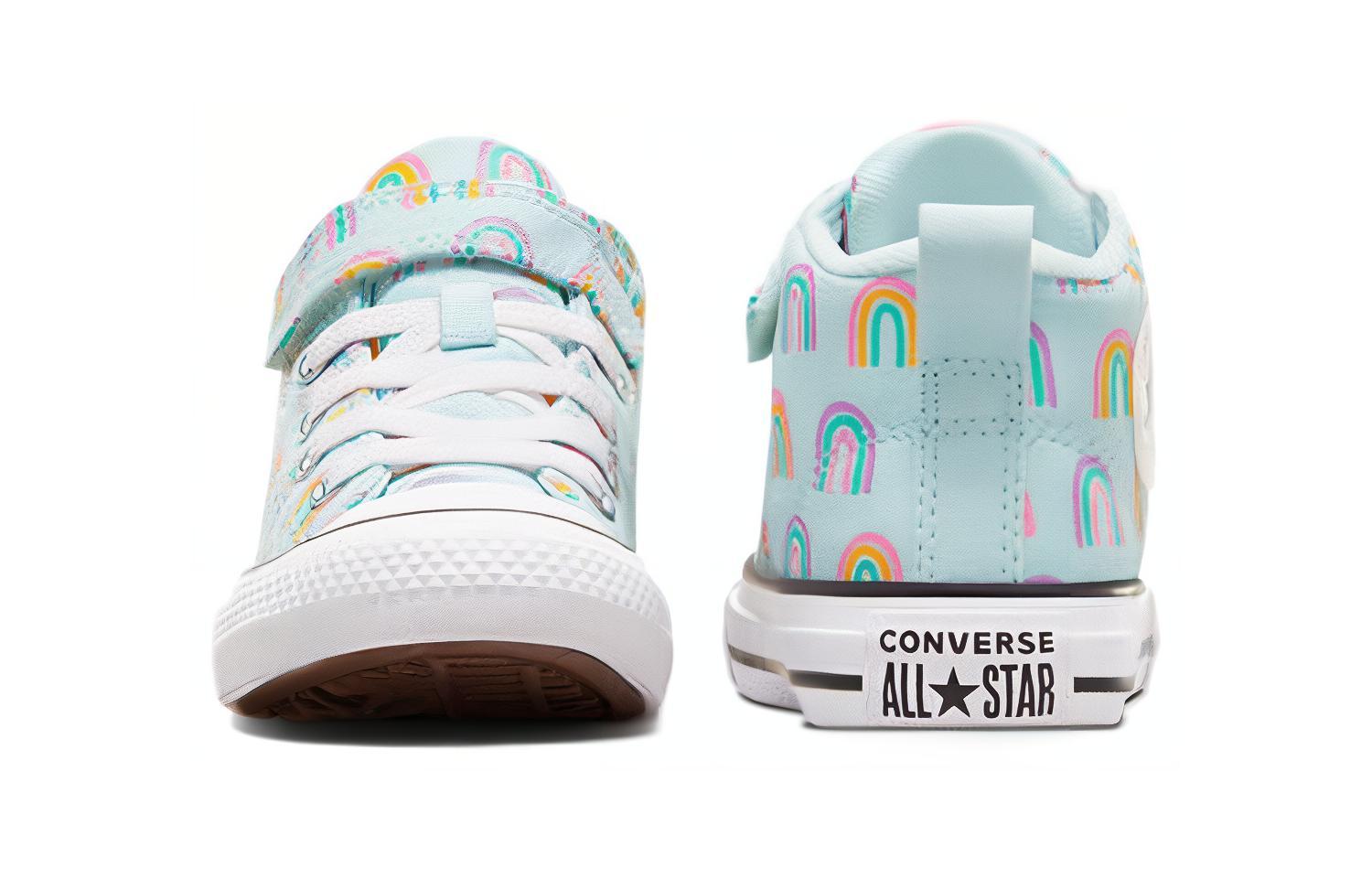 Shop (TD) Converse Chuck Taylor All Star Easy-On Rainbows Stretch-Lace 'Baby Blue' Anak-Anak A04775F