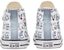 (TD) Converse Chuck Taylor All Star Easy-On High-Top Putih/Biru 772771C