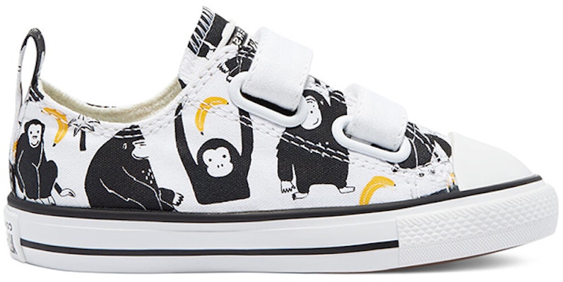 嬰兒 Converse Chuck Taylor All Star 低筒 魔鬼氈 透氣輕便 低筒休閒帆布鞋 黑白 Order 嬰兒 Converse Chuck Taylor All Star 低筒 魔鬼氈 透氣輕便 低筒休閒帆布鞋 黑白